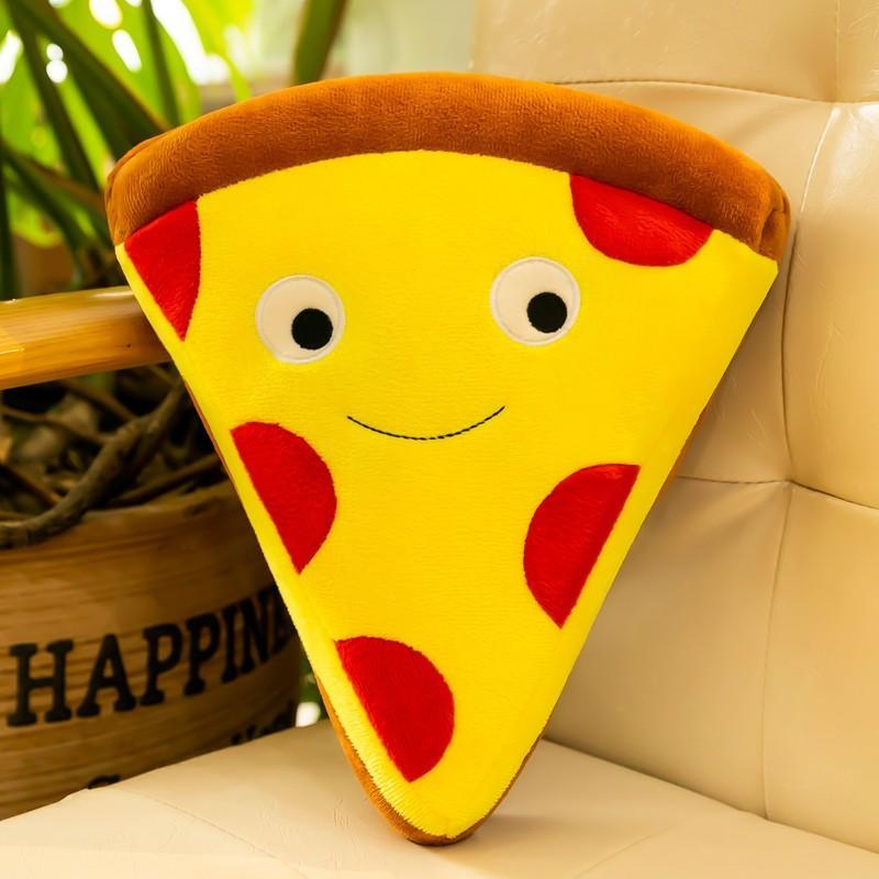 Pluche Pizza Burger En Friet Kussen Met Zacht Kort Pluche Voor Lounge Decoratie En Kindercadeau