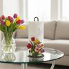 Cast Iron Material Tulip Tissue Holder Surface Mount Design Festive Decoration Cast Iron Tissue Holder No Drilling Required