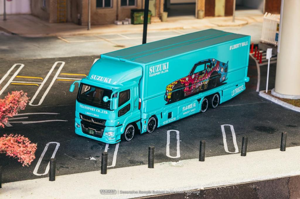 TARMACWORKS Mitsubishi Fuso Super Great Completed Product 1/64 LB-TRUCKS T64T-TL001-LBS