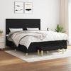 3137255 vidaXL Divan Bed with Mattress Black 180x200 Cm Fabric