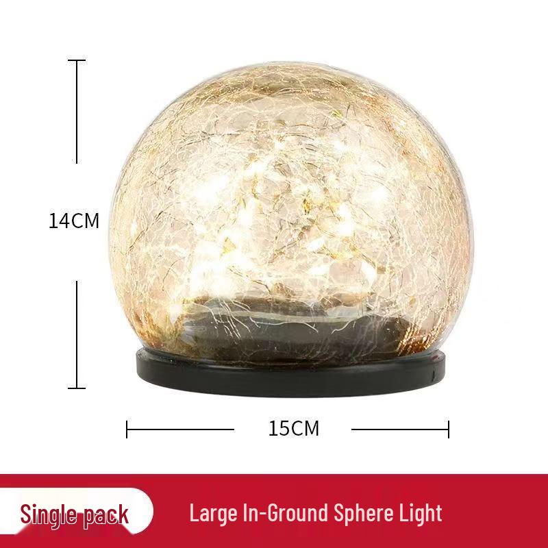 Wasserdichte Solar-Gartenleuchten: Sphärische Hof- & Terrassendekoration für den Außenbereich