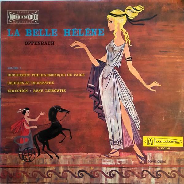 

LP Record OFFENBACH La Belle Hlne Volume 2 30CV941 Musidisc France Classical Used