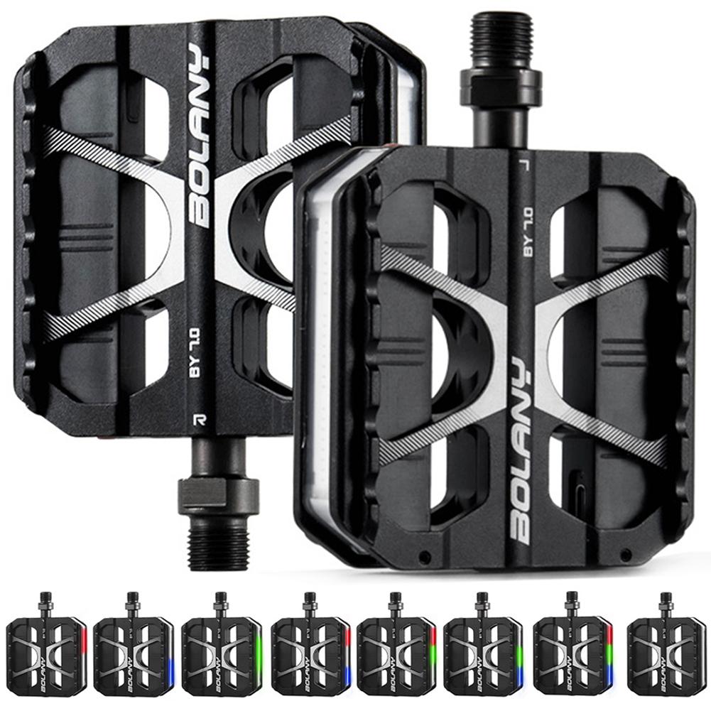 

2Pcs Luminous Bike Pedal Aluminum Alloy Safety Warning Pedals 7 Light Modes Warning Reflector Pedals Waterproof for Night Riding Australia