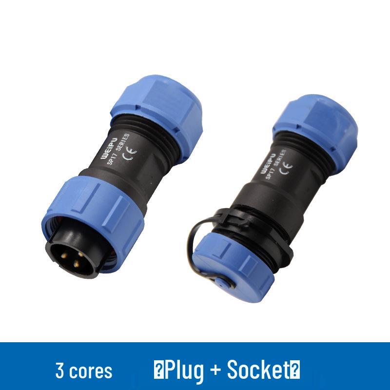 Weipu SP17 Series 2-9 Pin IP68 Waterproof Aviation Plug Connector