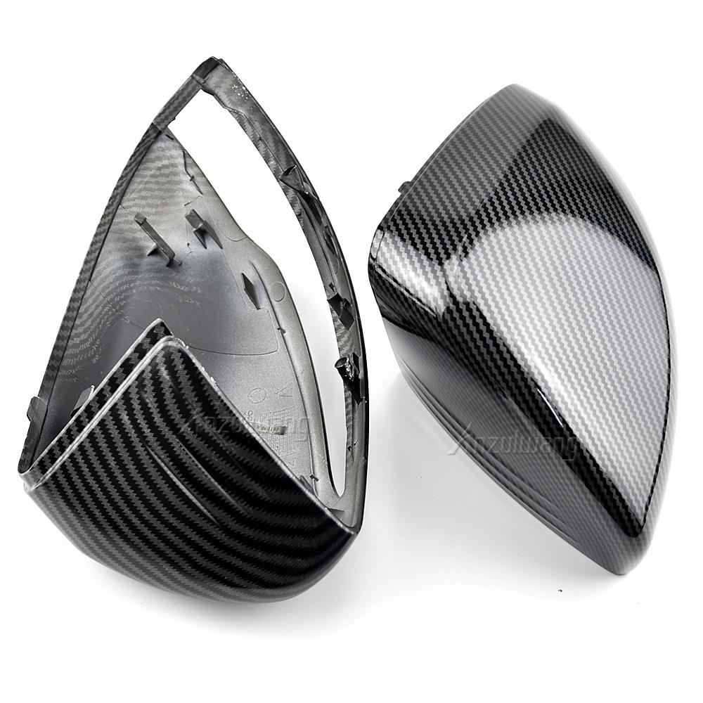 Carbon Fiber Pattern Side Mirror Cover Cap Replacement For Mercedes-Benz C S E GLC W205 W253 W222 W213 W238 X253 only for