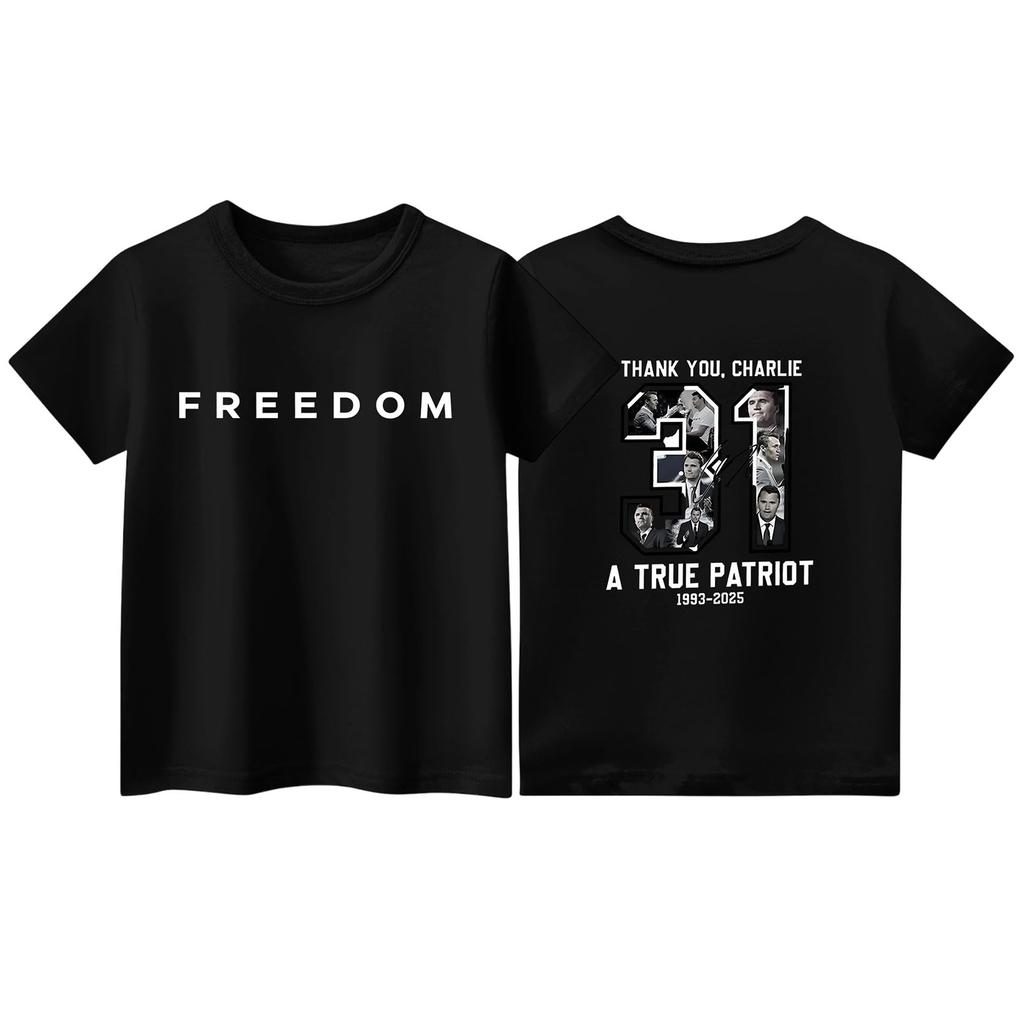 Kid's Casual Daily Printed Top Round Neck T-shirt