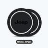 2 ks Silikonový podtácek do držáku na nápoje v autě Protiskluzová podložka Auto doplňky Pro Jeep Compass Renegade Cherokee Wrangler JK