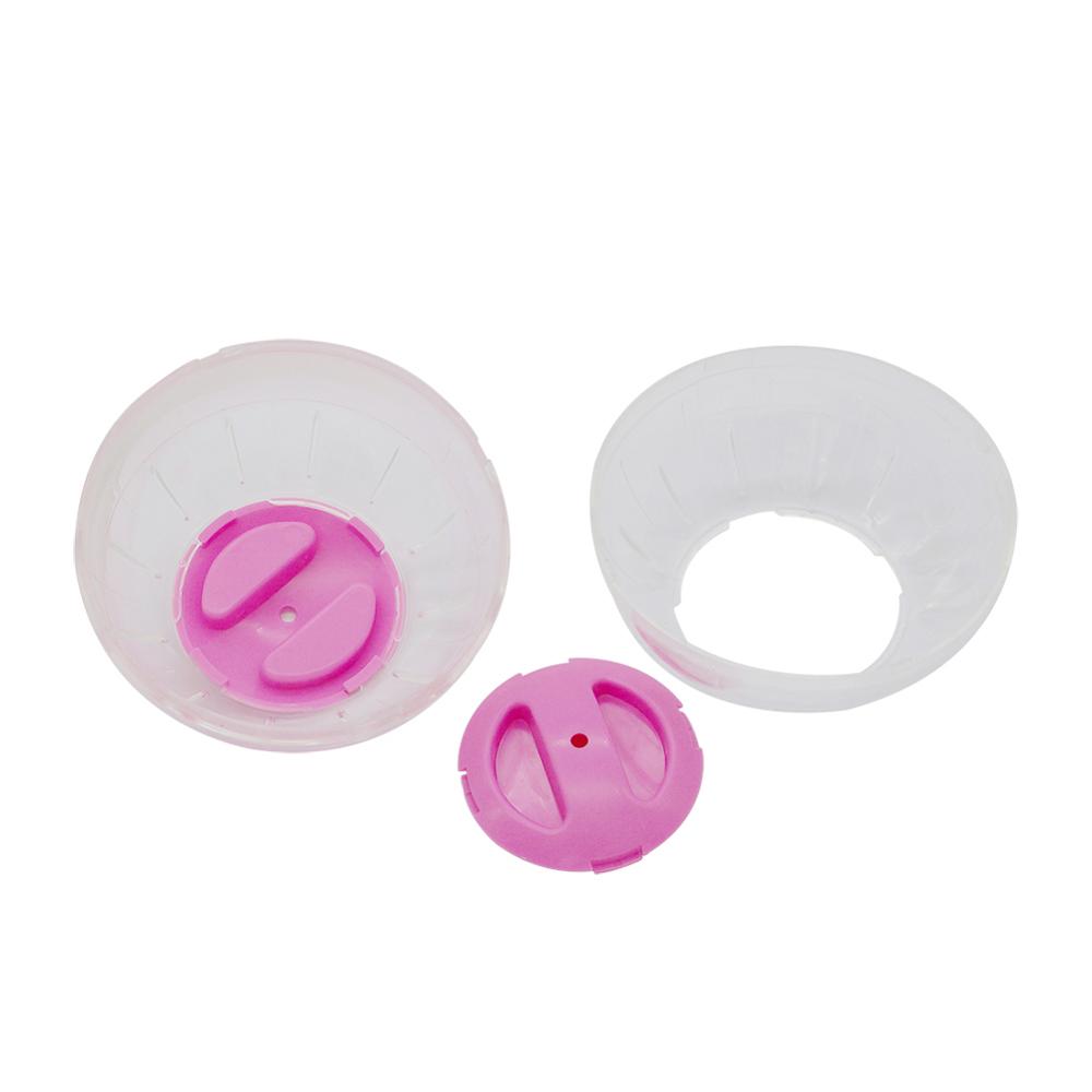 Bola de Corrida Transparente Respirável para Hamster de Plástico Pequeno Animal Roedor Ratos Bola de Corrida Gerbil Rato Treinamento Bolas de Exercício Brinquedo 1 unid
