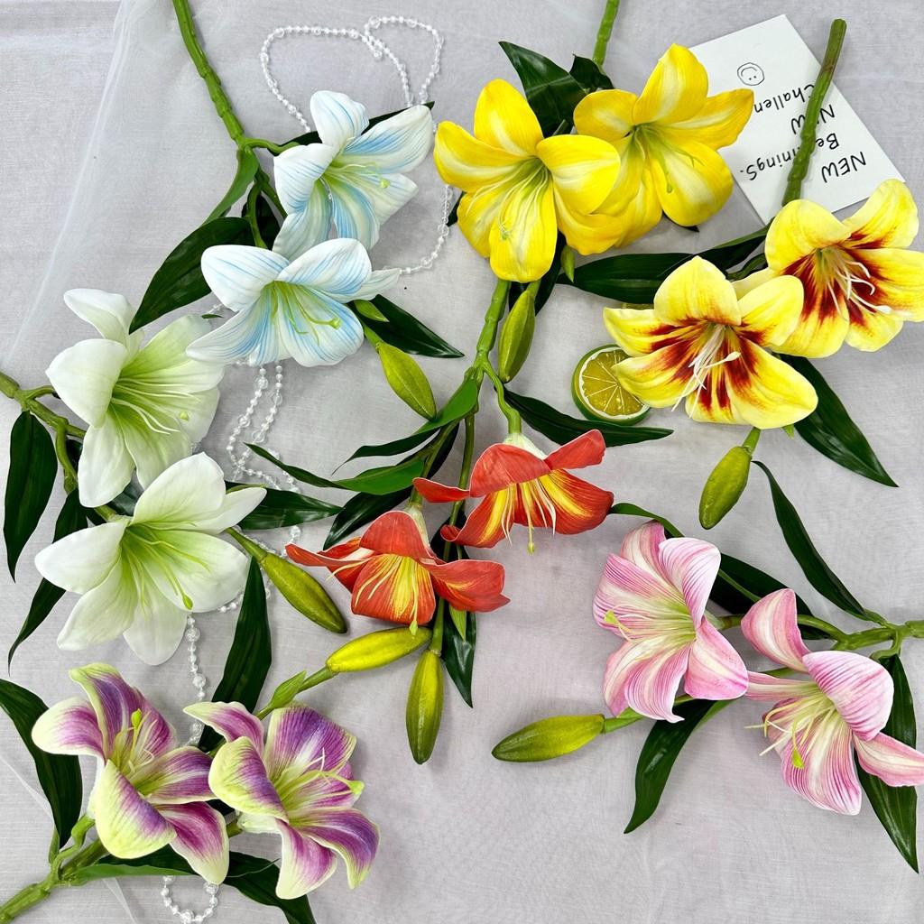 Flower Lily Artificial Wedding Hotel Restaurant Desktop Decoration Ornament Room