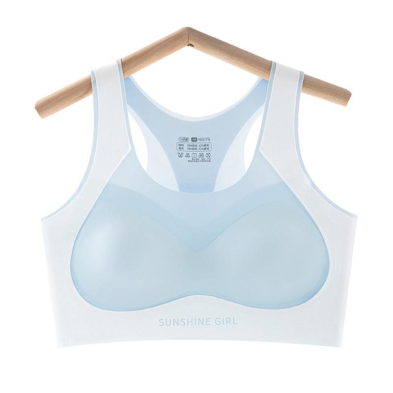 Un Soutien-gorge Sportif Correcteur Antibactérien Sans Trace pour Filles - Lycéennes - Années