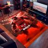 Chicago Bulls logo Print Area Rug-Soft,Washable Non-Slip Indoor Mat Office Chairs,Living Room,Home Office Decorative Rug