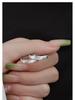 Banyan Tree S925 Silver Textured Open Couple Rings - Ideal Birthday Gift for Girlfriend
