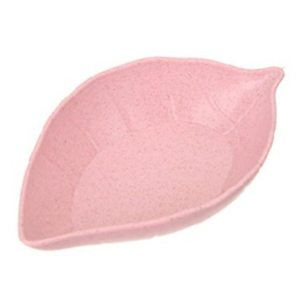 Small Dish Versatile Leaf Shaped Refreshing Color Safe Durable Seasoning Dish for Home Kitchen