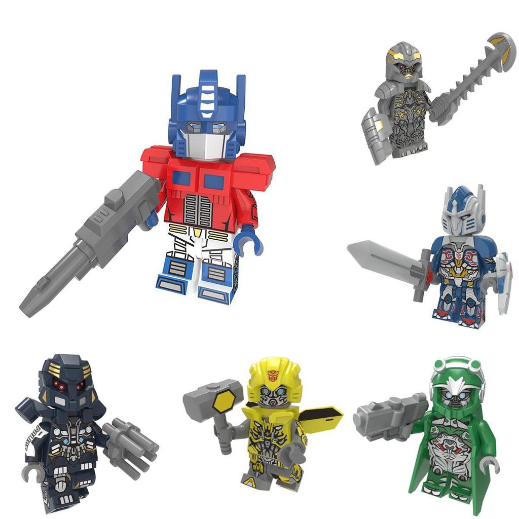 Koupit Bumblebee Megatron Optimus 8pcs Minifigures Toys Building Blocks