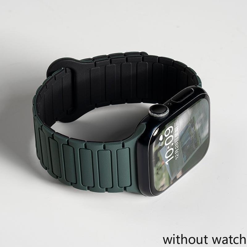 

New Color Magnetic Silicone Strap Summer Cute Band for Apple Watch S10 9 8 7 6 SE 46mm/42mm 44mm 45mm 41mm 38 40mm iWatch Series S10-42 38 40 41mm