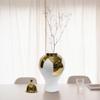 Flower Vase Ceramic Ginger Jar Storage Multipurpose Desktop Tea Temple for Living Room Table