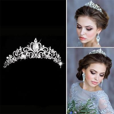 Bridal Wedding Crown And With Crystal Hair Accessories