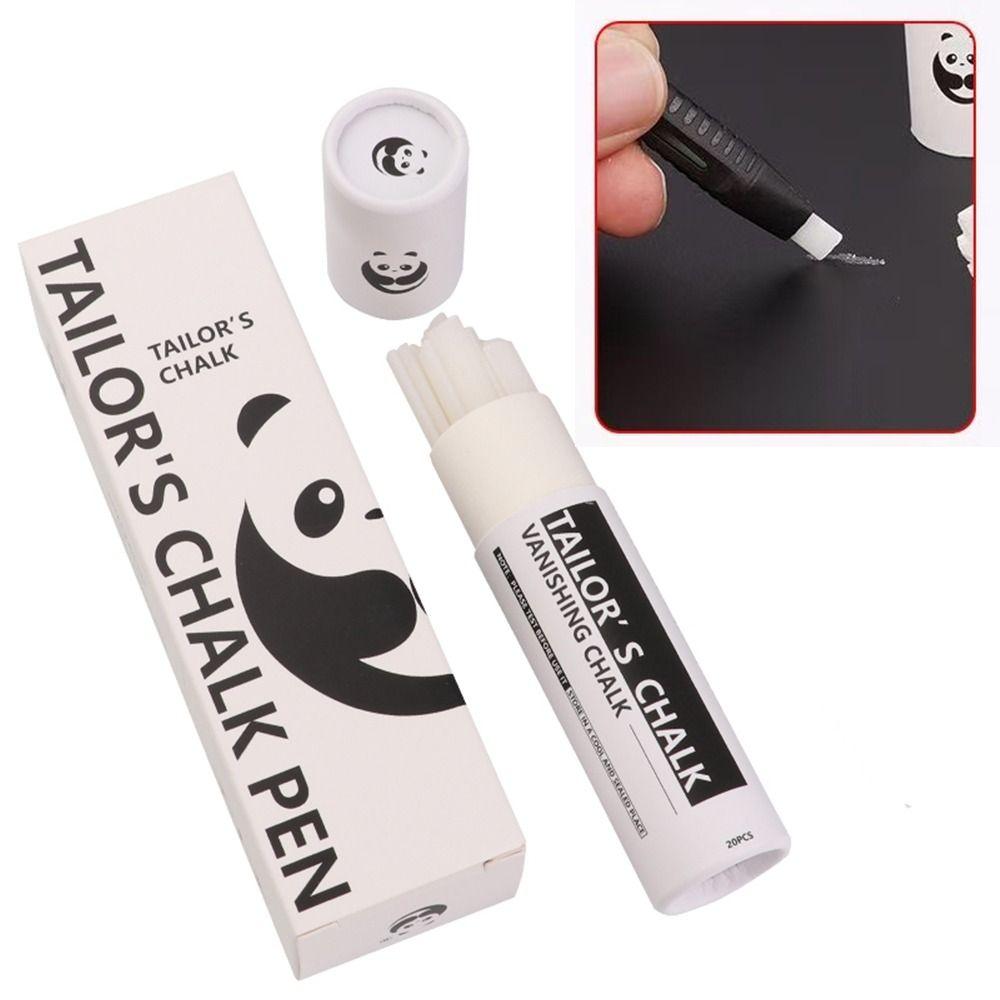 20Pcs Invisible Replaceable Refills Erasable Sewing Patchwork Chalk Tailor's Chalk  for Dressmaker