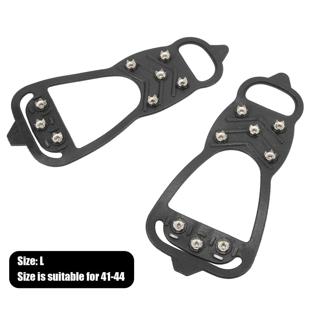 1 Pair of 8-Prong Ice Cleats for Ice Surfaces Ice Cleats for Walking on Ice and Snow 8-Prong Ice Cleats for Ice Skates