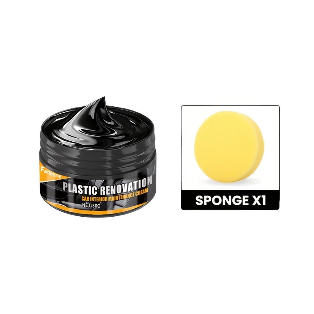 

FARIENNE 30g All-in-One Car Restoration Kit - Plastic Renewal & Black/Yellowing Repair Paste, Tyre & Interior Brightening, Prote