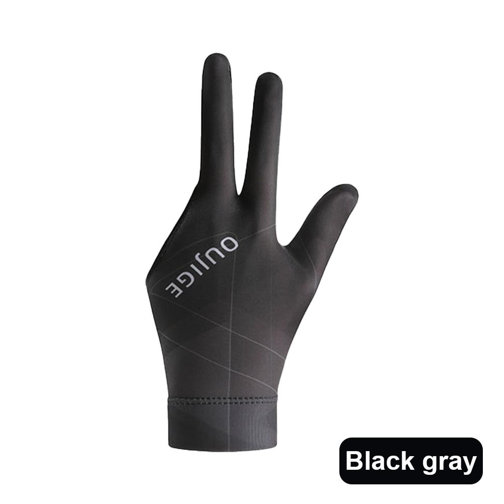 1PC Professional Three-Finger Billiard Gloves Non-Slip Sweat Absorbent Full Finger Sports Gloves Billiard Supplies