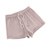 Women's Fashionable Loose-Fit Pyjama Shorts Plain-Coloured Casual Trousers