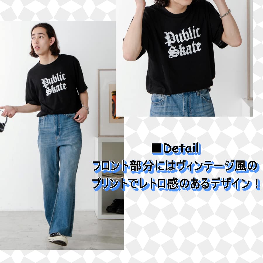 WEGO Vintage Logo Short Summer Vintage Size Sax Men's T-Shirt, Sleeve, Clothing, Logo, Clothing, Spring, Summer, Autumn, Winter, L,
