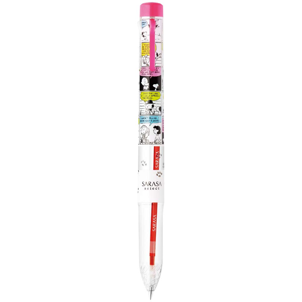 

Zebra Sarasa Select Snoopy Pen with Holder Red White [Limited Quantity] Multi-Function 5-Color (Bonus Refill) (S5A20-SN-W) белый