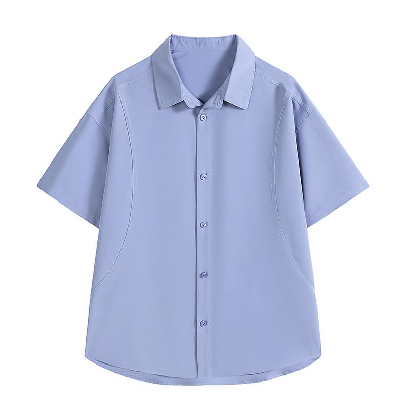 

Short Sleeve Summer Workwear Shirt with Embroidered Logo for Cafe and Catering Staff Extra Large