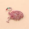 Creative Cutout Flamingo Corsage Simple Fashion Animal Brooch Coat Coat Bird Pin Accessories