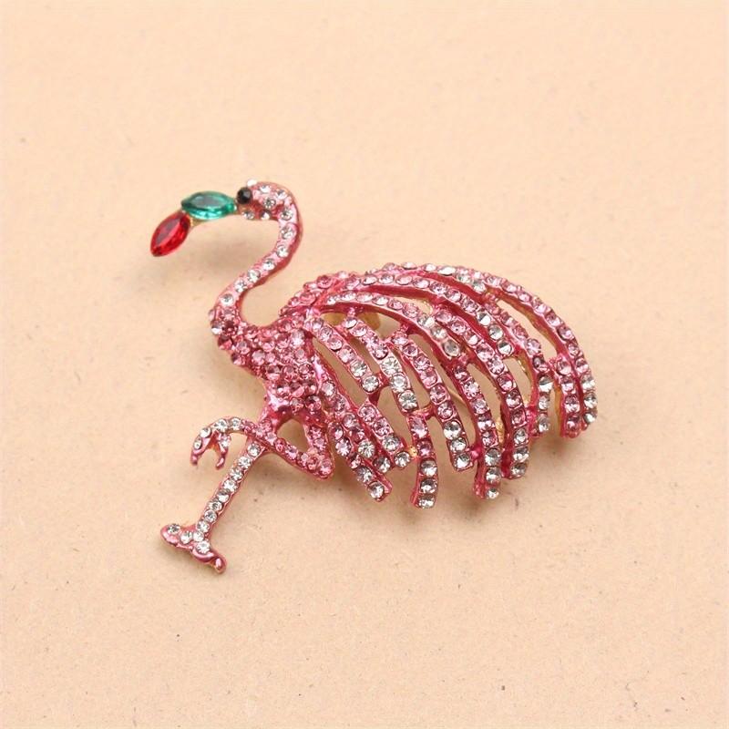 Creative Cutout Flamingo Corsage Simple Fashion Animal Brooch Coat Coat Bird Pin Accessories