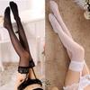 Women Lace Garter Belt And Stockings Set Jacquard Suspenders Panty Satin Bow Mini Skirt Hosiery Mesh Lingerie Pantyhose