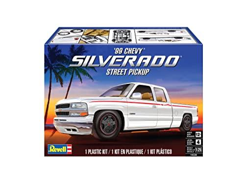 America Revell 1/25 Scale '99 Chevrolet Silverado Custom Pickup Plastic Model Kit 14538 (Pre-painted)