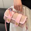 Trendy and Fashionable Versatile Portable Shoulder Bag Women's 2025 New Casual Straw Bag Seaside Vacation Beach Messenger Bag
