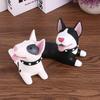 2 Pcs Cute Dog Door Stoppers, Decorative PVC Door Stops for Home Bathroom Bedroom - Black & White, 5.1 X 3.6 Inches