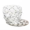 Kobo Crystal Edo Kiriko Yarimon Sake Cup in a Paulownia Wood Made in Japan [Taburo Official] (Clear) TB5100-10, Box,