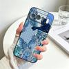 Aqua Gold Agate Case for Google Pixel 11 pro 11ProXL 9a 8a 6a 7a 10a 6 7 8 Pro 10 9 Pro XL Funda Phone Cover