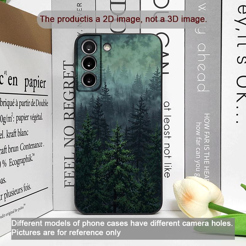 Vintage Green Forest Landscape Pattern Phone Case for OnePlus 12 13R 11 10 9 8 Pro Nord 4 N100 CE5 CE3 CE2 ACE2 ACE3 Soft Cover