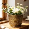 Plastic Bonsai Planter for Lotus Water Lily Planter, Vintage Round Plant Pot, Without Drainage Hole, Deep Garden Pot Patio Extra Large Flower