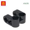 Non-Toxic 147Pcs/Lot No.41678 Axleand Pin Connector Perpendiculardoublesplit Blockmoccolor Accessories Compatible With Brick Diy Game