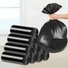 Disposable Flat-mouth Garbage Bag In Roll New Material Thickened And Strong Household Kitchen Bedroom Black Garbage Bag 45x55cm