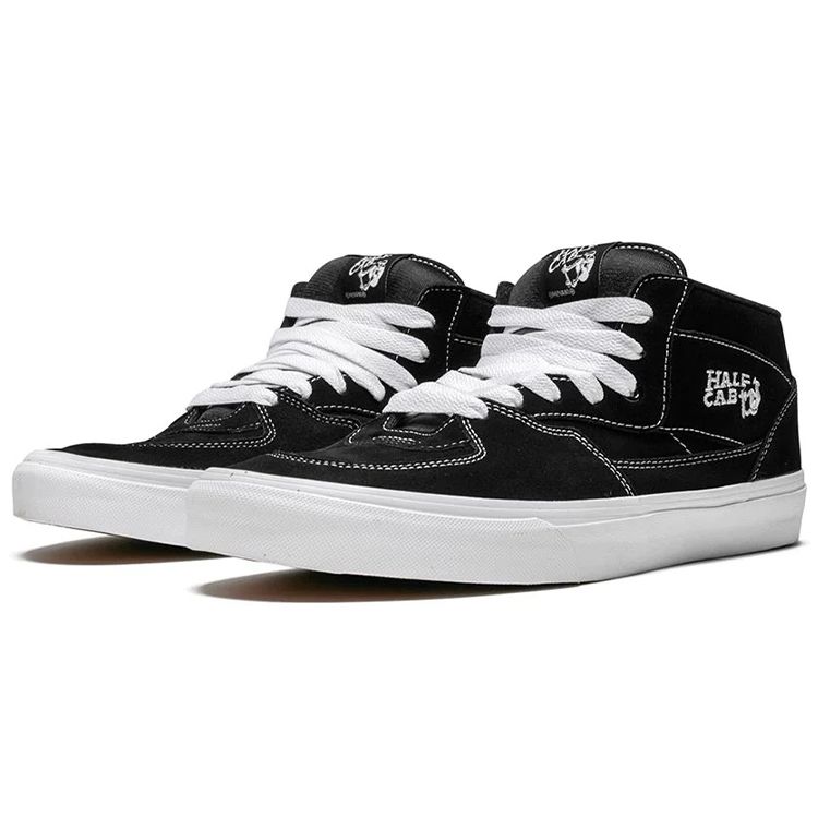 Vans Half Cab Black Unisex Sneakers True-White VN000DZ3BLK