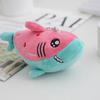 Cartoon Cute Shark Watermelon Plush Keychain Soft Stuffed Doll Pendant Keyring Bag Decoration For Children Kid Christmas Gift