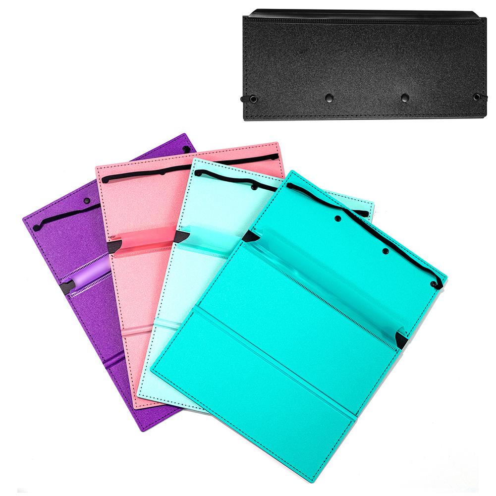 Nursing Clipboard Foldable Handheld Folders Portable Writing Board 3 Layers Secure Paper Grip for Ducuments for Doctors Students