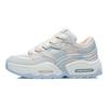 Li Ning CF Thick Sole Height Increasing Cushioning Versatile Bread Shoes Low Top Casual Shoes Women sneaker Gray AGCR438-5