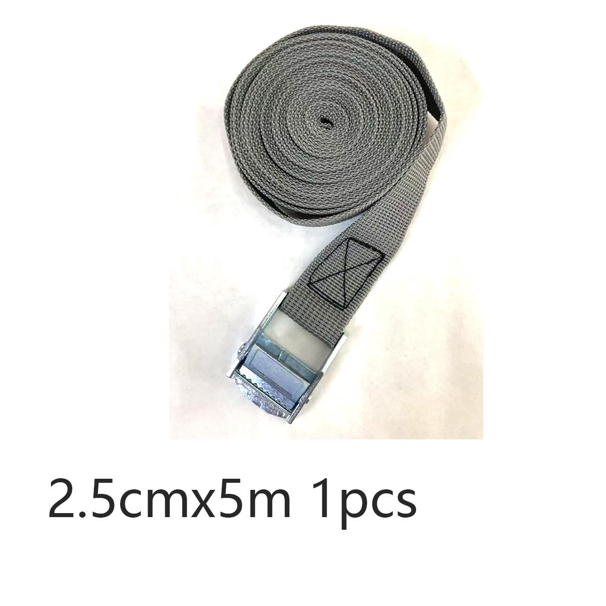 

5M Cargo Straps With Buckle Tie-Down Belt for Motorcycle Car Bicycle Metal Tow Rope Strong Ratchet Fixing Belt for Luggage Bag