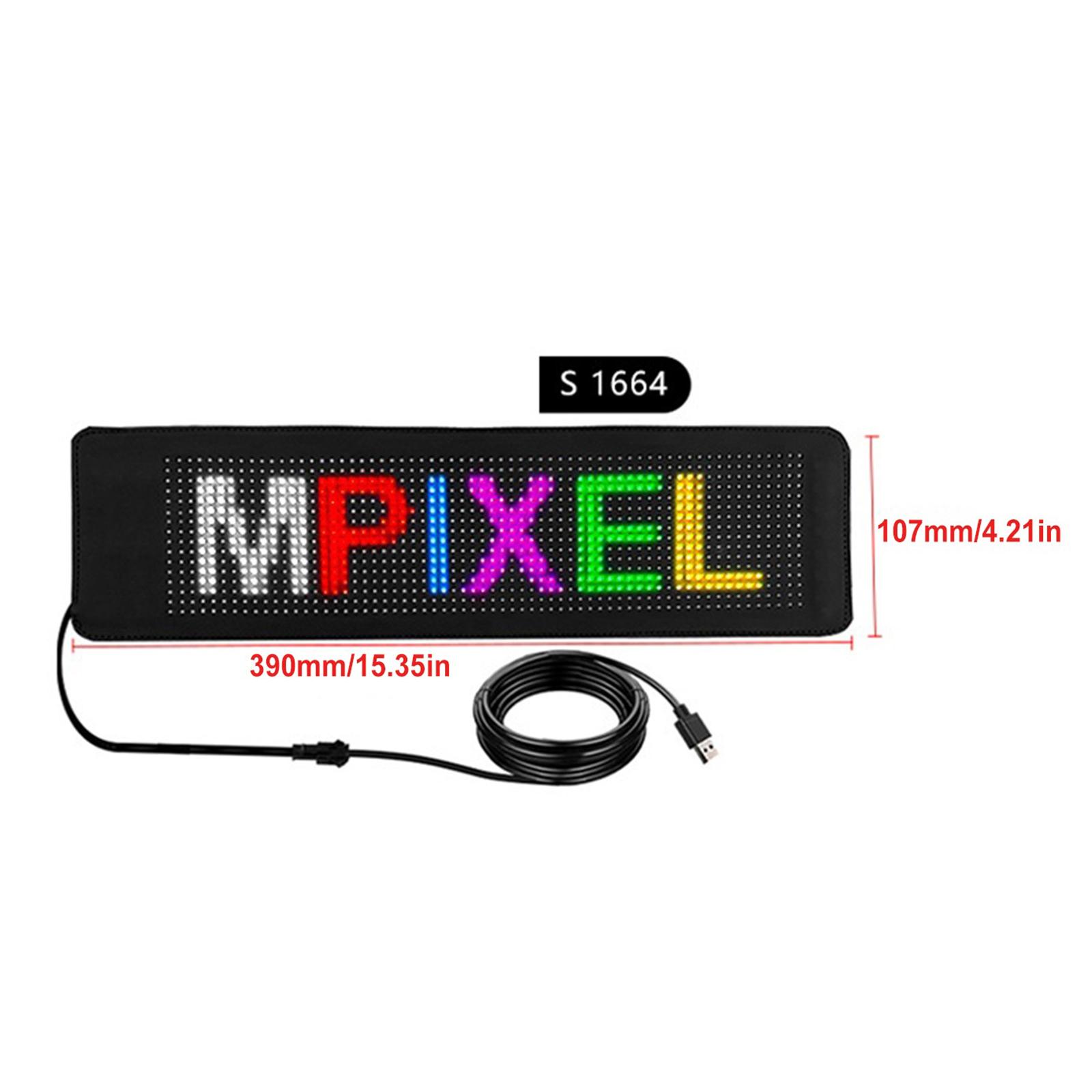 

Автомобильный светодиодный экран, гибкий дисплей, прокручивающееся сообщение, рекламная световая панель, узор на заднем стекле, анимационная панель для автомагазина