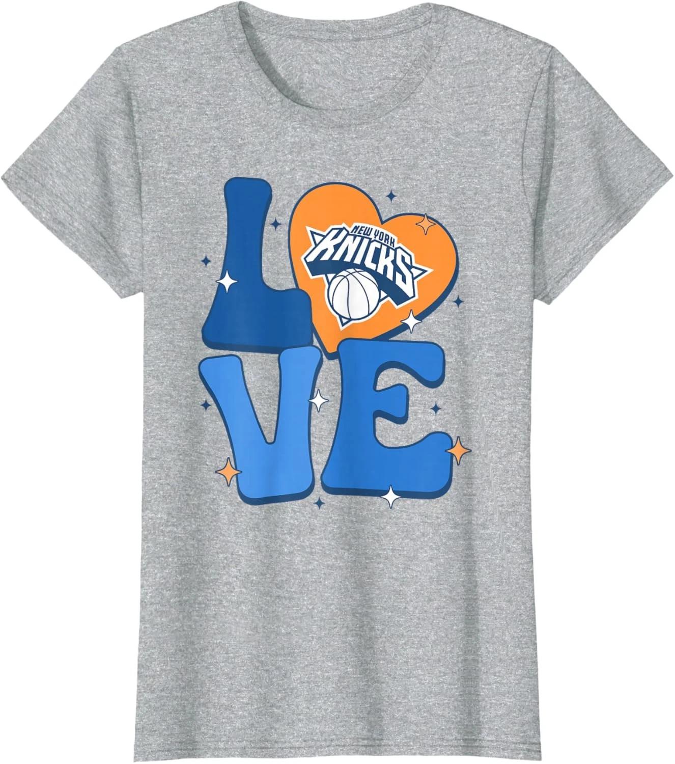 New York Knicks Valentine s Day Love Ladies  Crewneck T-Shirt XS
