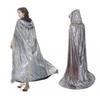 Glänzender Halloween Umhang Kleid Teufel Weihnachten Cosplay Kostüm Lustige Kapuzenponchos Bühne