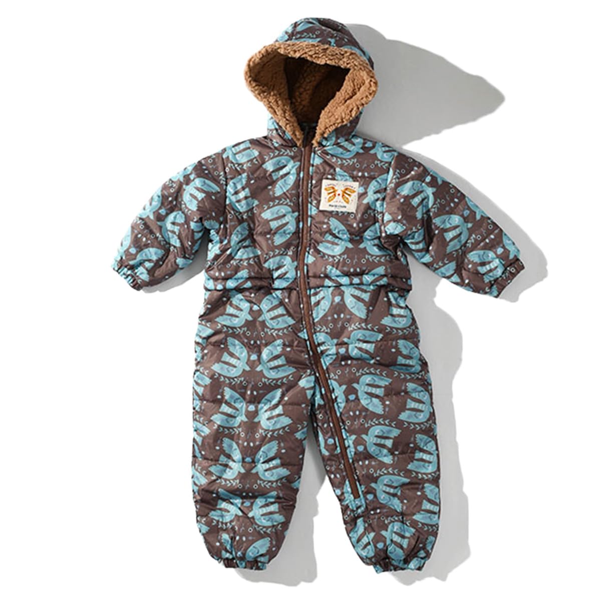 

Snowwear Butterfly Pattern Jumpsuit Filled Waterproof Cold Protection 144301 Baby Saxophone [Marie Claire]